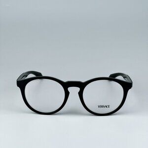 Versace Black Round Men's Glasses